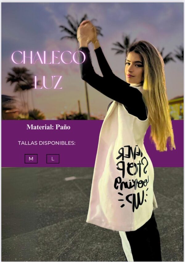 Chaleco luz estampado - Imagen 2